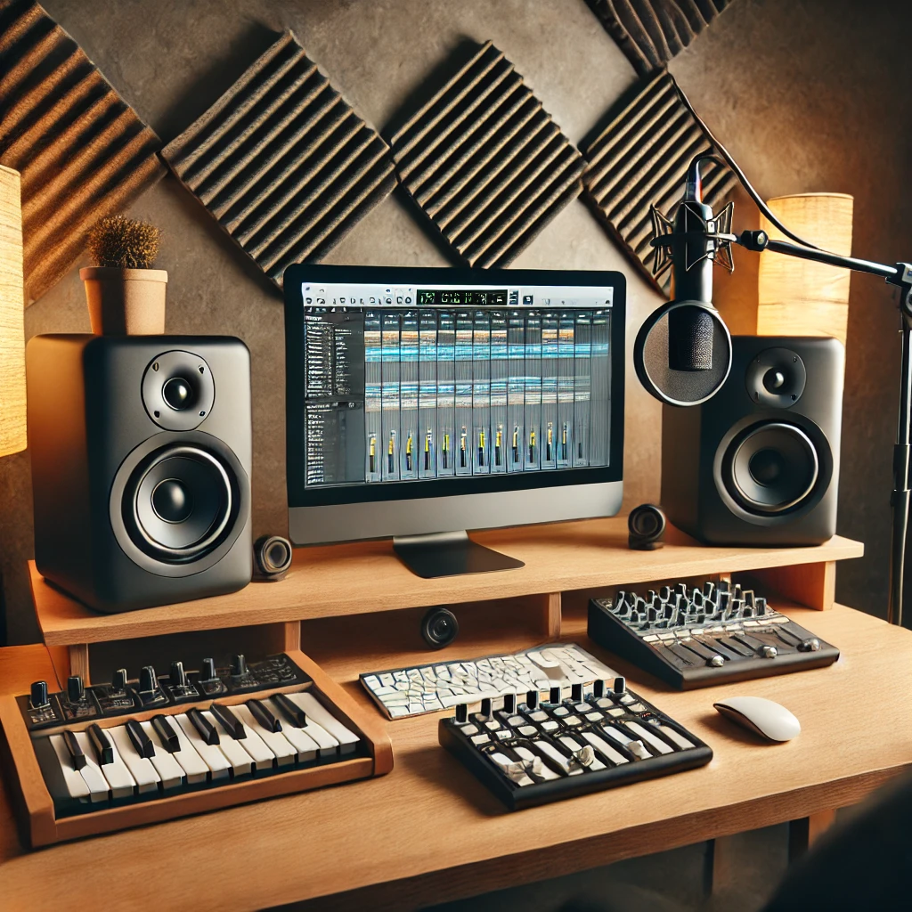 controlador MIDI para producción musical en casa